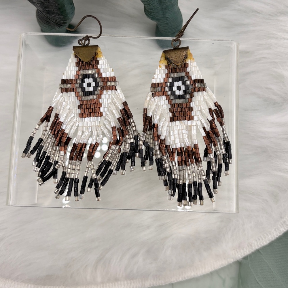 Vintage Beaded Earrings